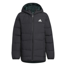 adidas Winter-Isolationsjacke Frosty (gefüttert, mit Kapuze) schwarz Kinder